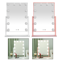 Hollywood make up spiegel met lichte led lampen ijdelheid schoonheid kleedkamer