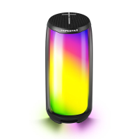 HOPESTAR P49 10W Bluetooth 5.3 Luidspreker Draagbare luidspreker Subwoofer 2400mAh Batterij Volledig gekleurd LED licht