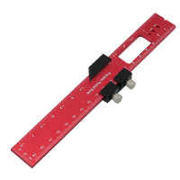 Houtbewerkingsgereedschap Liniaal Pocket Liniaal Lay outgereedschap Aluminium Precisiemeter met T Track glijstops Inch e