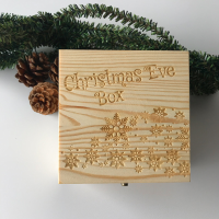 Houten Christmas Eve Gift Box Decoration Box Toys