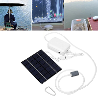Huishoudelijke Zuurstofpomp op Zonne energie, Geluidsarme Luchtpomp voor Buitenzwembad, Vijver, Balkon, Aquarium Accesso