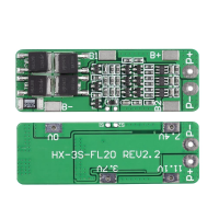 HX 3S FL20 3S 12 V 12.6 V 15A Li ion Li batterij 18650 Opladerbeschermingsbord met bescherming tegen overbelasting en ov