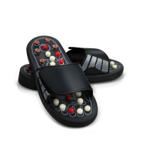 Ik heb 1 paar voetmassage slippers, acupunctuur therapie massager en reflexologie, massage schoenen van steen.
