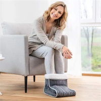 Intelligente Elektrische Verwarmde Voetenwarmer met Zachte Binnenwasbare Bekleding 6 Verwarmingsniveaus Getimede Verwarm