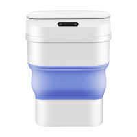 Intelligente Inductie Opvouwbare Prullenbak 17.5 / 8L Waterdichte Elektrische Vuilnis Prullenbak Slimme Afvalbakken Infr