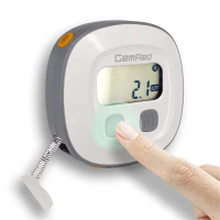 Intrekbare digitale slimme lichaamsmeter met app, draagbare 150 cm bluetooth LED elektronische gezondheidstest omtrek le