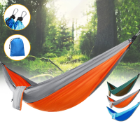 IPRee® Dubbele persoons hangmat nylon schommel bed buiten kamperen reizen maximaal draagvermogen 300kg.