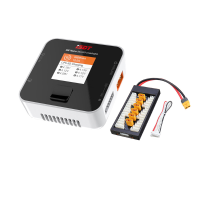 ISDT Q6 Nano BattGo 200W 8A Lipo batterijlader Witte kleur met XT60 stekker Parallel laadbord