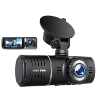 J06 Autodashboardcamera 3 Kanaals HD 1080P 3Lens Binnenin Voertuig Dash Cam Drieweg Camera DVR Recorder Video Registrato