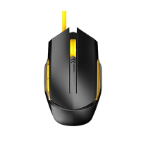 James Donkey 112W Bedrade USB muis 800 3200DPI Ergonomie Monochromatisch Licht Afgewikkelde Kabel Transpiratiemuis met 6