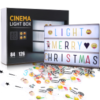JETEVEN A4 LED Combinatie Lichtbak Nachtlampje DIY Brief Symbool Kaart Decoratie USB/Batterij Aangedreven Prikbord