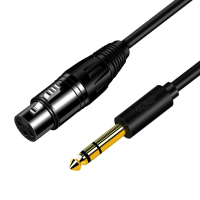 Jinghua A155 XLR Vrouwelijk naar 6.35 Mannelijk Audiokabel Connector TRS gebalanceerde XLR Audiokabel Mixer Microfoonlij