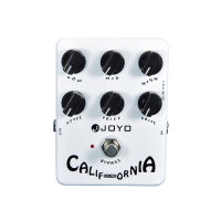 JOYO JF 15 California Sound Elektrische Gitaar Effect Pedaal True Bypass met gouden Gitaar Pedaal Connector en Mooer Kno