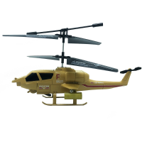 JS 9 2.5 CH Apache Op Afstand Bestuurbare Gevechtshelikopter met Gyroscoop Afstandsbediening Elektrische Bestuurbare Hel