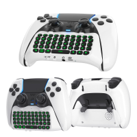 JYS Draadloos Toetsenbord BT3.0 Controller Chat Pad voor PS5 Game Controller Ingebouwde Speaker Gamepad Toetsenbord