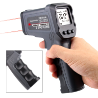 KAEMEASU  50 ~ 1100℃ Dual laser infraroodthermometer Multifunctioneel kleurenscherm Infraroodthermometer Laser Industrië