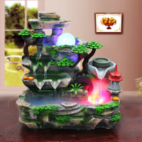 Kalmerende fontein Waterornament Ornament Home Decor Ontspannend Rustgevend Binnen