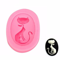 Kat Siliconen Fondant Schimmel Taart Decoreren Schimmel Gum Plakken Sugarpaste Schimmel FDA LFGB
