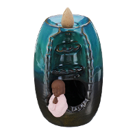 Keramische berg waterval Rook terugstromen wierookbrander kegels houder Decor
