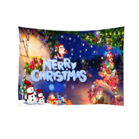 Kerst Kerstman Tapijt Muur Opknoping Winter Sprei Gooi Deken Fotografie Achtergrond Achtergrond