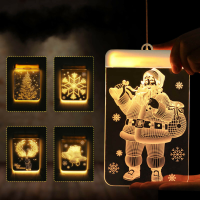 Kerst Opknoping LED String Licht Warm Wit Batterijvoeding Festival Feestvakantie Licht Decor