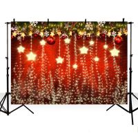 Kerstfeest Achtergrond Decoratie Xmas Thema Bar Prom Fotografie Achtergrond
