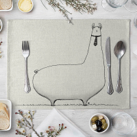Keuken Eettafel Katoen Linnen Antislip Wasbare Placemat Tafelmat Voor Binnen & Buiten