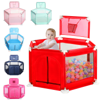 Kinderbox Voor Kinderen Zuigeling Hek Veiligheidsbarrières Kinderen Ballenbad Baby Speeltuin Gym met Basketbalveld