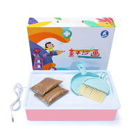 Kinderen Lichttafel Zand Schilderen Speelgoed Arts Doodle Tekening DIY Beginner Zand Tafel Kleuterschool Interactief Mon
