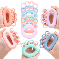 Kinderen Volwassen Piano Gitaar Siliconen Bal Vinger Kracht Trainer Grip voor Finger Exerciser Trainers