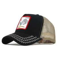 Kip geborduurde baseballcap mode hip hop cap