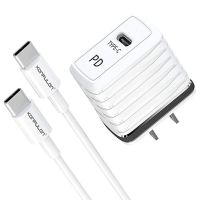 Konfulon C32D 20W PD oplader Snel opladen met Type C oplaadkabel US EU stekker voor iPhone 12 Pro Max voor Samsung Galax