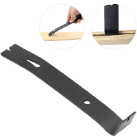 Koolstofstalen Pry Bar Claw Geïntegreerde Nageltrekker Crowfoot Sloopgereedschap Zwart voor Houtbewerking en Huishoudeli