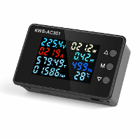 KWS AC301 8 in1 Voltmeter Ammeter AC 50 300V Power Energy Meter LED Digital AC Wattmeter Elektriciteitsmeter 0 100A
