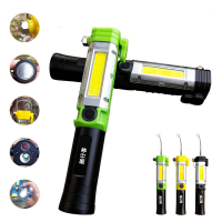 KXK 05 30 W MAÏSKOLF + LED 5 Modi LED Werklamp USB Oplaadbare Outdoor Camping Nood Zaklamp LED Zaklamp Met Veiligheid Ha