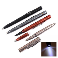 Laix B007 2 Multifunctionele Zelfverdediging Bescherming Tactische Pen Met High Brightness LED