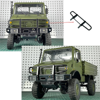 LDR/C LDP06 1/12 Unimog 435 RC Auto Geüpgraded Metalen Voorste Bovenbumper Beschermer LP0004 Voertuigmodellen Reserveond