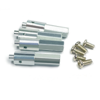 LDR/C LDP06 1/12 Unimog RC Auto Reserve Metalen Hex as L0052 Voertuigmaatstaven Onderdelen Accessoires