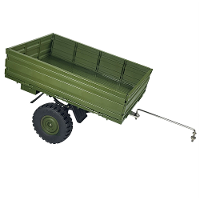 LDR/C LDP06 1/12 Unimog RC Auto Reservewiel Trailer met Assen w/ Banden L0039G L0039Y Voertuigmodellen Onderdelen Access