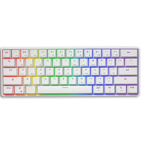 LEAVEN K28 Mechanisch gamingtoetsenbord Dual Mode Type C Bedraad bluetooth 5.0 61 Toetsen ABS Doorschijnende toetsen Bla