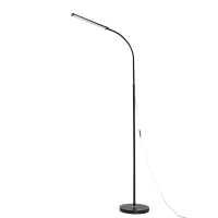 LED Dimbare Vloerlamp Helderheid en Kleurtemperatuur Oneindig Verstelbaar Flexibele Zwanenhals voor Woonkamer,Slaapkamer