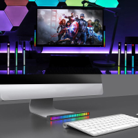 LED licht Interieur Sfeerlicht RGB LED striplicht met USB Draadloze afstandsbediening Muziekbediening met 8 modi voor hu