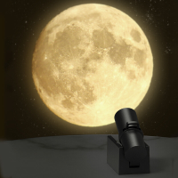 LED Moon Projection Lamp Star Projector Planet Projector Achtergrond Sfeer Led Nachtlicht voor Kinderen Slaapkamer Muurd