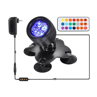 LED Vijver Verlichting Led Onderwater Fontein Dompelpomp, Outdoor Indoor IP68 Waterdichte Landschap Spotlights, 4 Helder