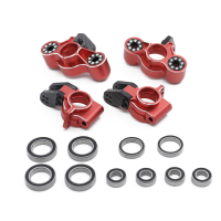 Legering W/Koolstofvezel Voor Achter Steering Blok Cup Voor Arrma 1/8 Karton Typhon Outcast Talion 1/7 Overtreding Grenz