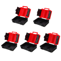 LENSGO D810 Storage Case Houder Box voor AA Batterij DSLR Camera Batterij SD TF XDQ CF geheugenkaart
