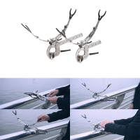 LEO Rvs Hengel Rekken Houders Verstelbare Verwijderbare Boot Ondersteuning Pole Stand Beugel Outdoor Hengel Opslag Houde