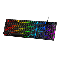 LEORQEON GX50 toetsenbord 104 toetsen Doorschijnend ABS Keycaps Rainbow Colorful Waterdicht USB gamingtoetsenbord met ac
