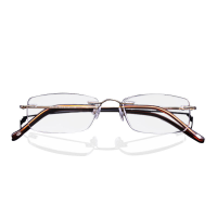LianSan®Titanium draagbare anti vermoeidheid leesglazen Frameless Resin Alloy Presbyopic Glass L8085