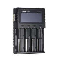 Liitokala Lii PD4 LCD 3,7 V 18650 21700 26650 4 slots intelligente batterijlader voor cilindrische oplaadbare batterij L